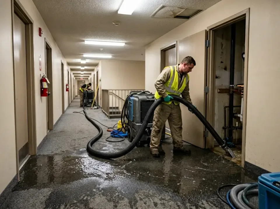 multi-unit-apartment-hallway-f-005 — frequently asked questions, Emergency Burst Pipe Water Extraction & Removal in Redondo…